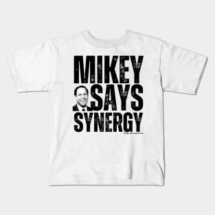 Mikey Says Synergy: 1980s Kids T-Shirt
